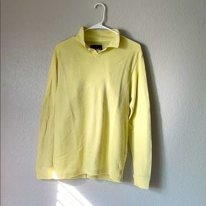 Yellow long sleeve short set